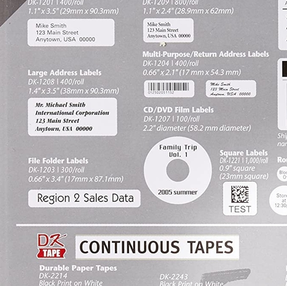 Brother QL-1050 WIDE FORMAT PROFESSIONAL LABEL PRINTER - Picture 8 of 13